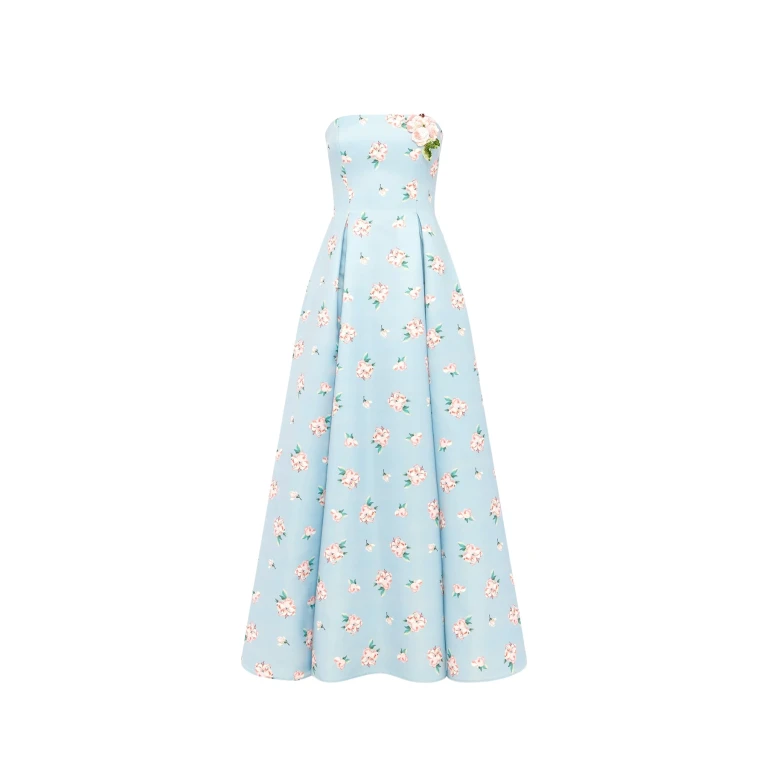 Leo Lin Nora Bustier Maxi Dress - Leo Lin Dress - Australian Luxury Fashion - Shop at Luxury Shoes 