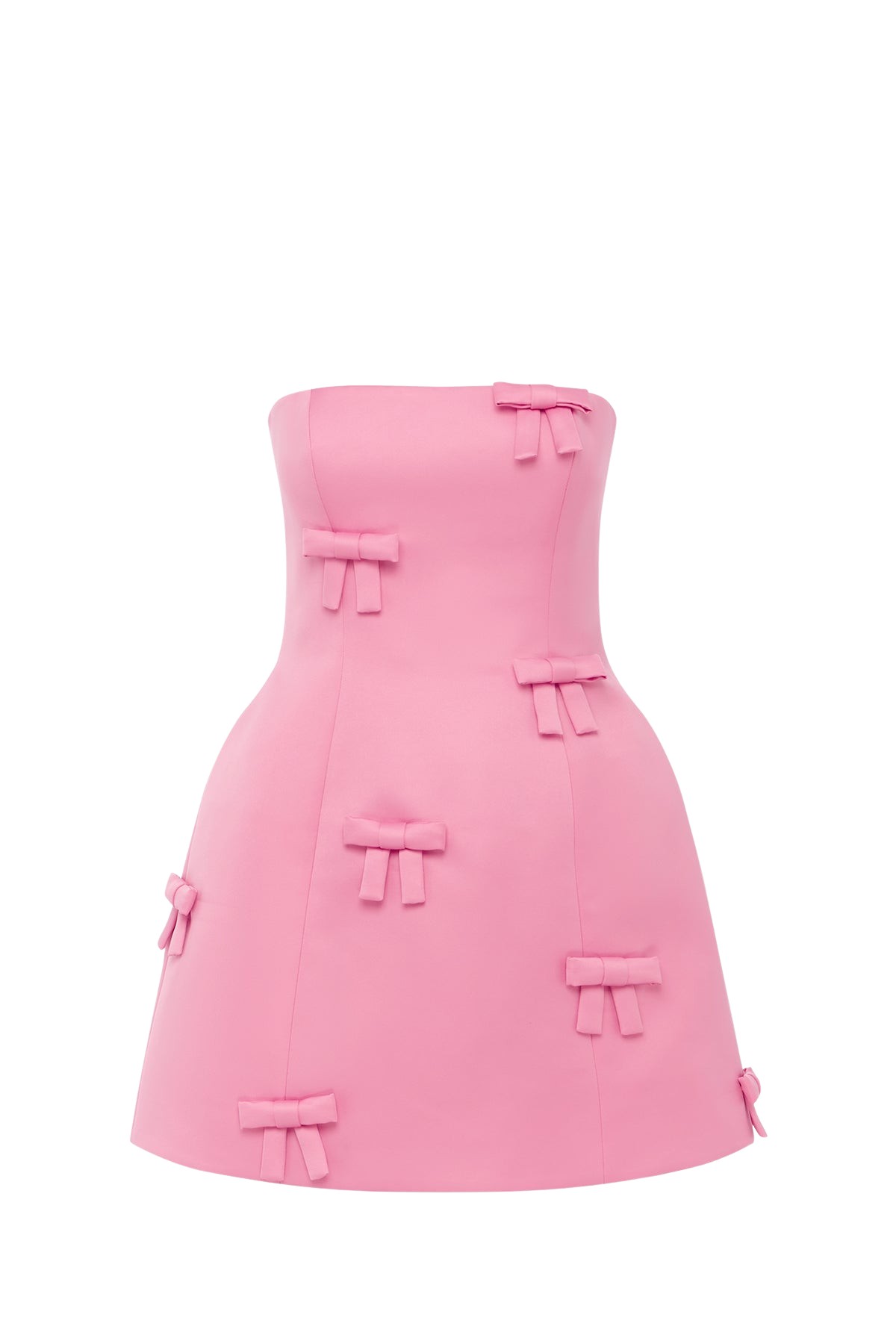 Leo Lin Roselle Bow Mini Dress