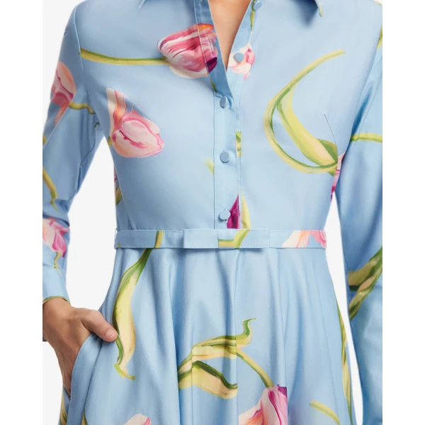 Leo Lin Zara Shirt Midi Dress - Leo Lin Dress - Australian Luxury Fashion - Shop at Luxury Shoes 