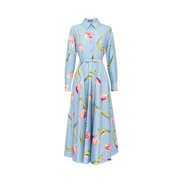 Leo Lin Zara Shirt Midi Dress - Leo Lin Dress - Australian Luxury Fashion - Shop at Luxury Shoes 