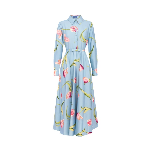 Leo Lin Zara Shirt Midi Dress - Leo Lin Dress - Australian Luxury Fashion - Shop at Luxury Shoes 