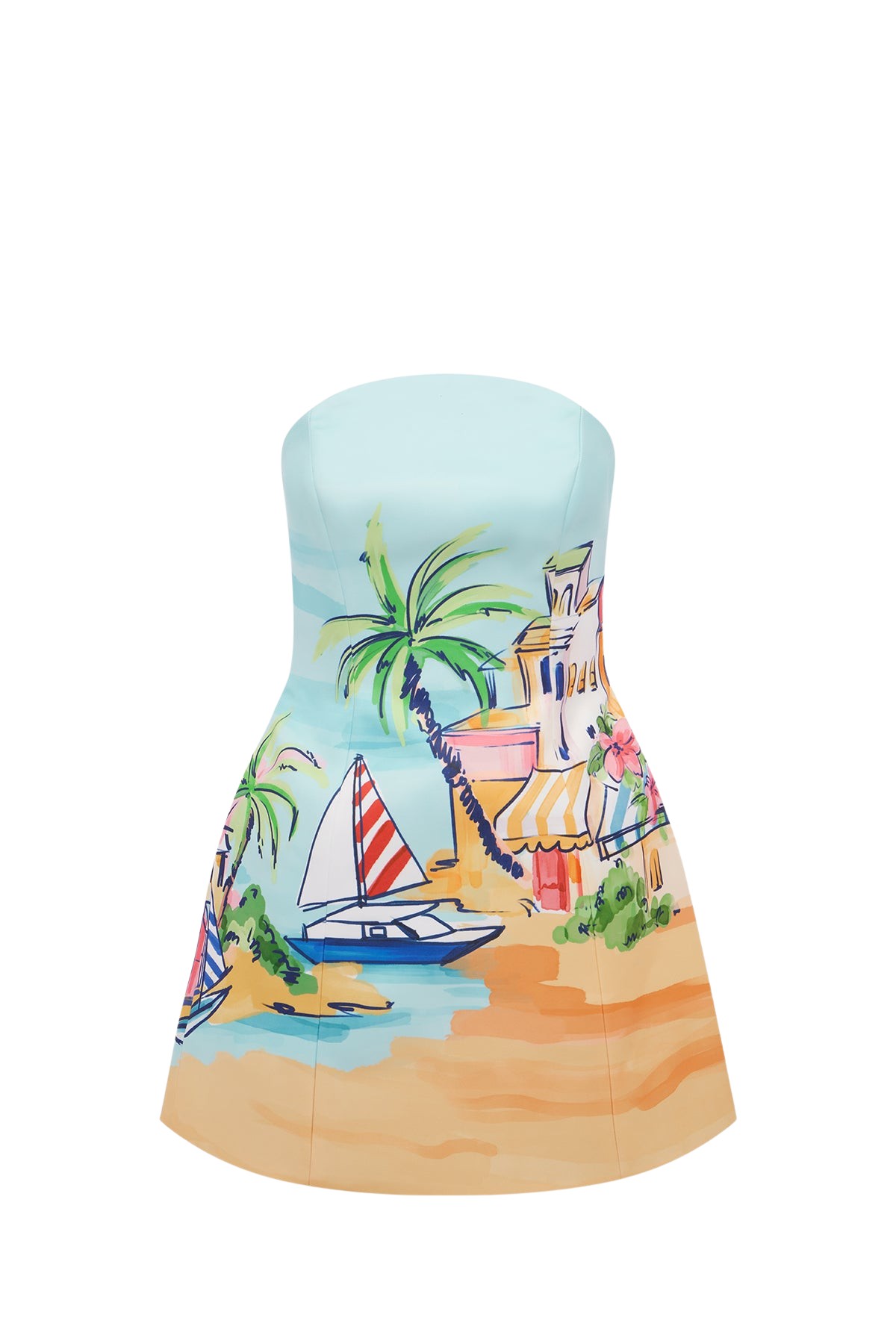 Leo Lin Zaria Bustier Mini Dress