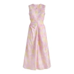 Markarian Carmen Floral Satin Dress - Dresses - New York Luxury Occasion Wear at Luxury Shoes 