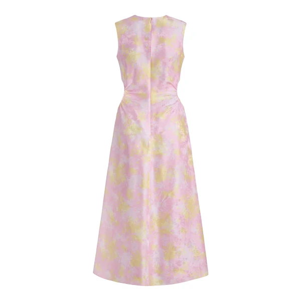 Markarian Carmen Floral Satin Dress - Dresses - New York Luxury Occasion Wear at Luxury Shoes 