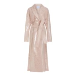 Markarian Clooney Laminated Lace Trench Coat - Coats - New York Luxury Occasion Wear at Luxury Shoes 