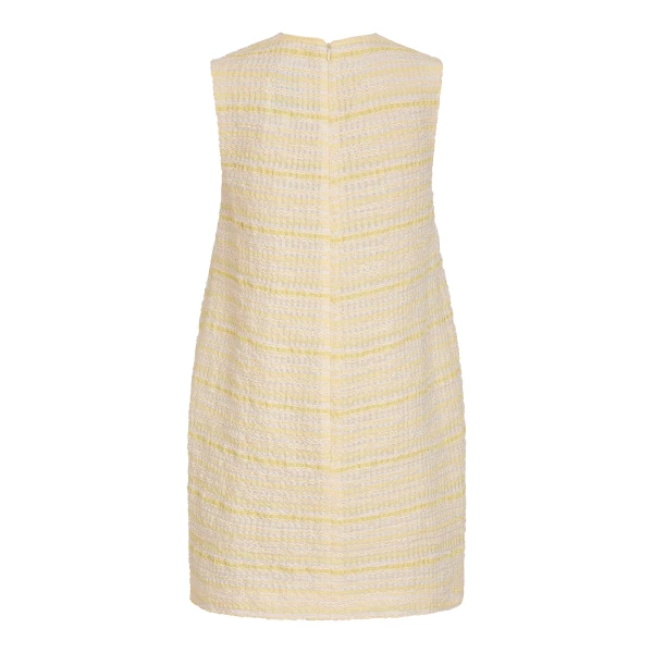 Markarian Daisy Lemon Textured Stripe Mini Dress - Dresses - New York Luxury Occasion Wear at Luxury Shoes 