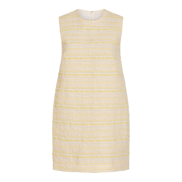 Markarian Daisy Lemon Textured Stripe Mini Dress - Dresses - New York Luxury Occasion Wear at Luxury Shoes 