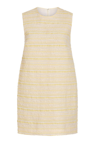 Markarian Daisy Lemon Textured Stripe Mini Dress - Dresses - New York Luxury Occasion Wear at Luxury Shoes 