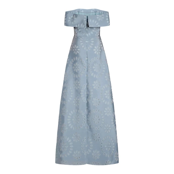 Markarian Ella Floral Burnout Gown - Dresses - New York Luxury Occasion Wear at Luxury Shoes 