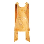 Markarian Gita Gold Floral Brocade Mini Dress - Dresses - New York Luxury Occasion Wear at Luxury Shoes 