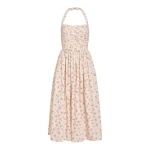 Markarian Leia Blush Bouquet Halter Neck Midi Dress - Dresses - New York Luxury Occasion Wear at Luxury Shoes 