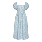 Markarian Lillian Cornflower And Mint Brocade Midi Dress - Dresses - New York Luxury Occasion Wear at Luxury Shoes 