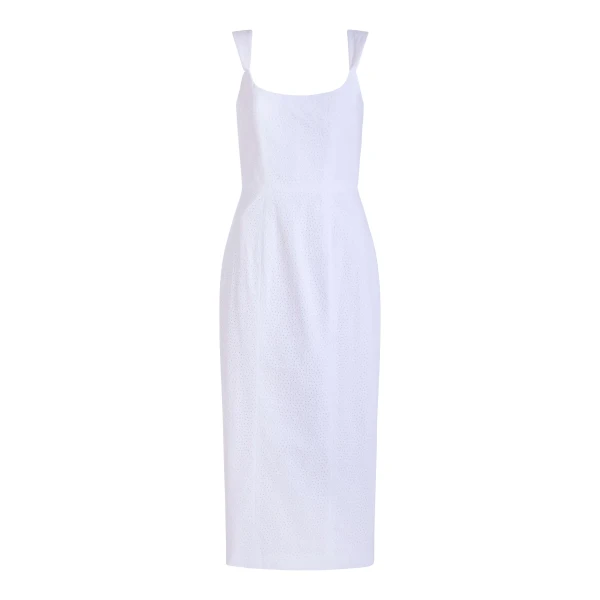 Markarian Numa Floral Eyelet Dress - Dresses - New York Luxury Occasion Wear at Luxury Shoes 