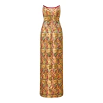Markarian Odessa Golden Metallic Floral Column Gown - Dresses - New York Luxury Occasion Wear at Luxury Shoes Markarian Odessa Golden Metallic Floral Column Gown - Dresses - New York Luxury Occasion Wear at Luxury Shoes