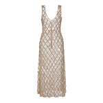 Markarian Odette Beaded Seashell Mesh Sleeveless Midi Dress - Dresses - New York Luxury Occasion Wear at Luxury Shoes 