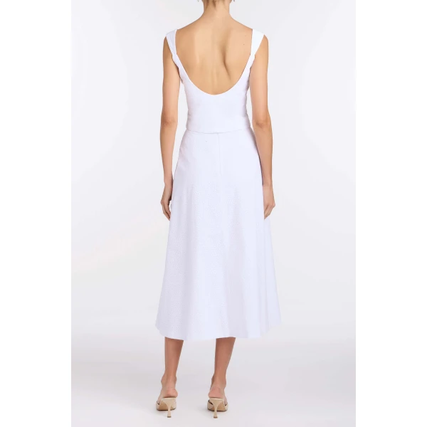 Markarian Pia Floral Eyelet Skirt - Skirts - New York Luxury Occasion Wear at Luxury Shoes 
