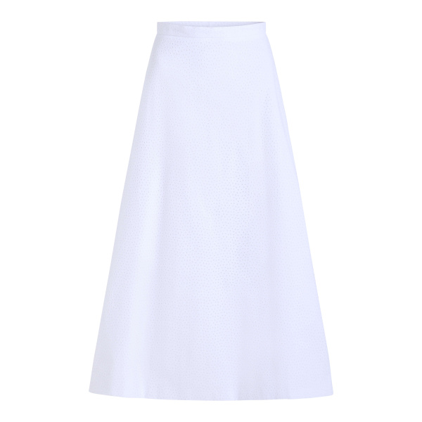 Markarian Pia Floral Eyelet Skirt - Skirts - New York Luxury Occasion Wear at Luxury Shoes 
