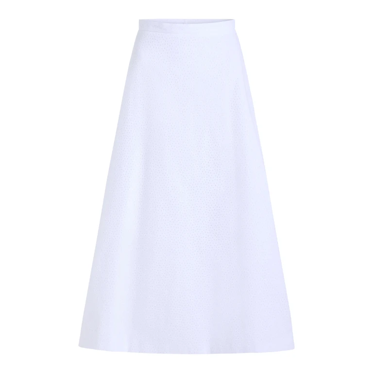 Markarian Pia Floral Eyelet Skirt - Skirts - New York Luxury Occasion Wear at Luxury Shoes 