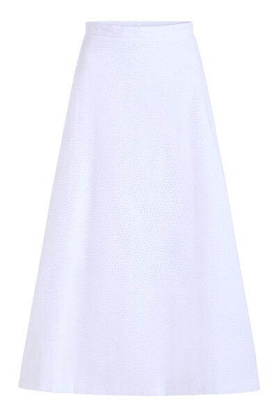 Markarian Pia Floral Eyelet Skirt - Skirts - New York Luxury Occasion Wear at Luxury Shoes 
