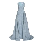 Markarian Rosebay Floral Organza Burnout Gown - Dresses - New York Luxury Occasion Wear at Luxury Shoes 