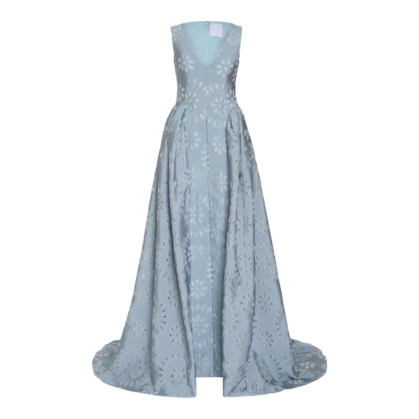 Markarian Rosebay Floral Organza Burnout Gown - Dresses - New York Luxury Occasion Wear at Luxury Shoes 