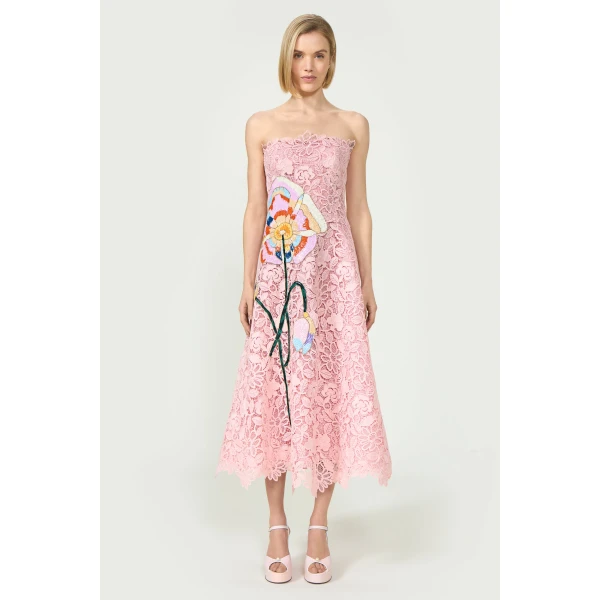 Costarellos Dresses - Romantic Greek Lace - Shop at Luxury Shoes 