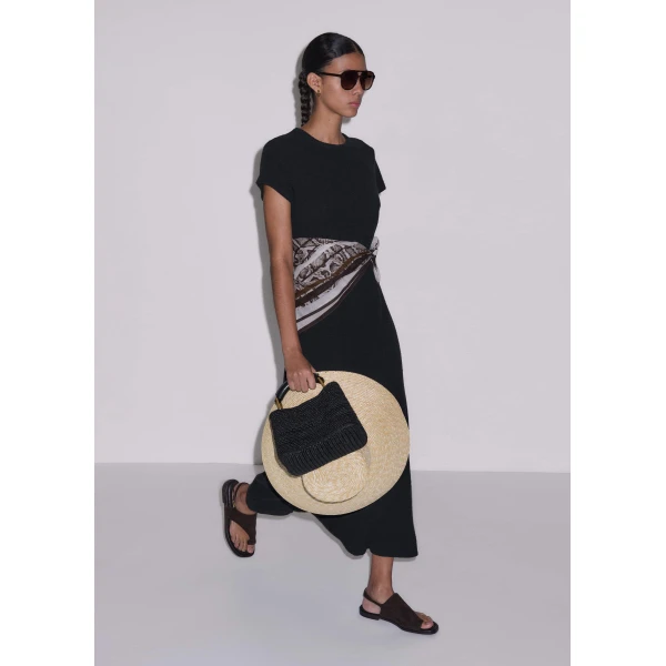 Bouclé Jersey – luxury British Black in Me and Em exclusively at Luxury Shoes 