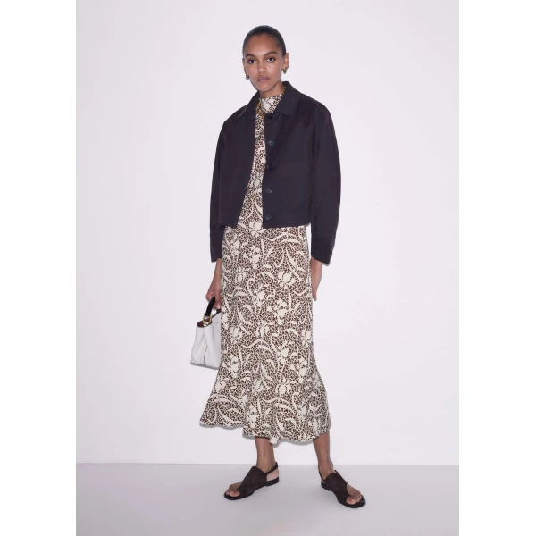 Cotton Twill – luxury British Brown in Me and Em exclusively at Luxury Shoes 