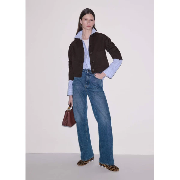 Cotton Twill – luxury British Brown in Me and Em exclusively at Luxury Shoes 
