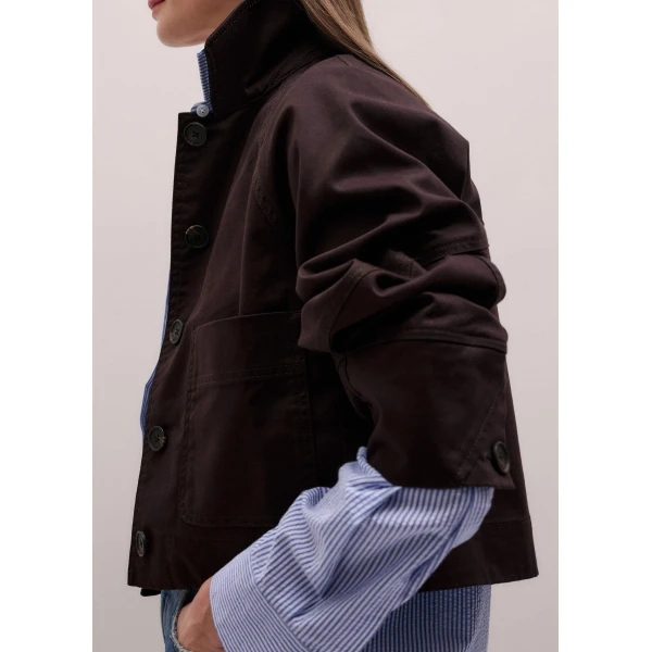 Cotton Twill – luxury British Brown in Me and Em exclusively at Luxury Shoes 
