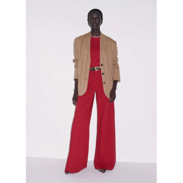 Cotton Jersey – luxury British Red in Me and Em exclusively at Luxury Shoes 
