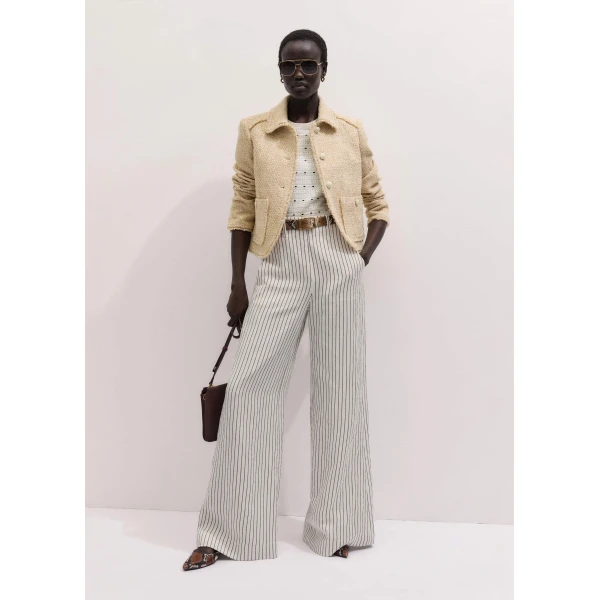 Pointelle Cotton – luxury British White in Me and Em exclusively at Luxury Shoes 
