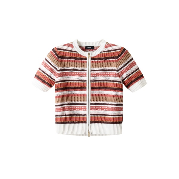 Me and Em Double Zip Knit Tee