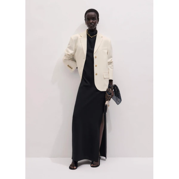 Fluid Crepe – luxury British Black in Me and Em exclusively at Luxury Shoes 