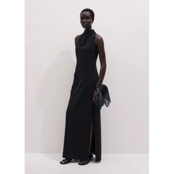 Fluid Crepe – luxury British Black in Me and Em exclusively at Luxury Shoes 
