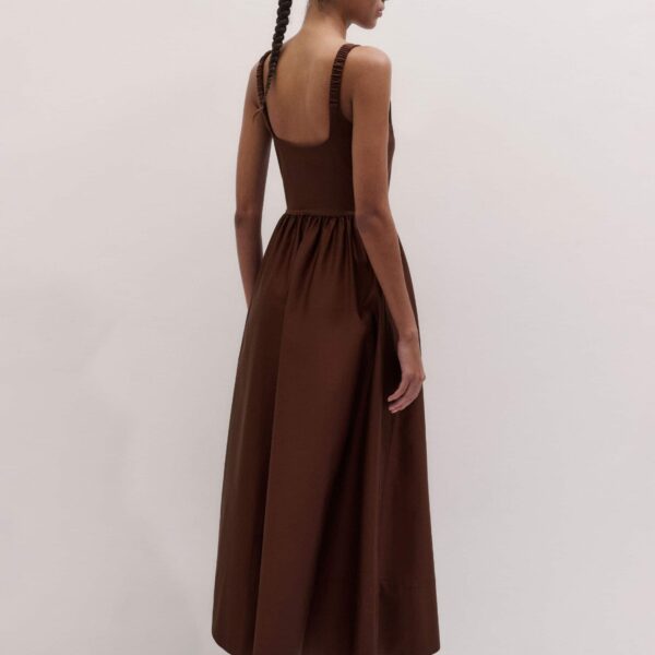 Me and Em Fit + Flare Maxi Dress
Jersey + Poplin Dress, view 3
