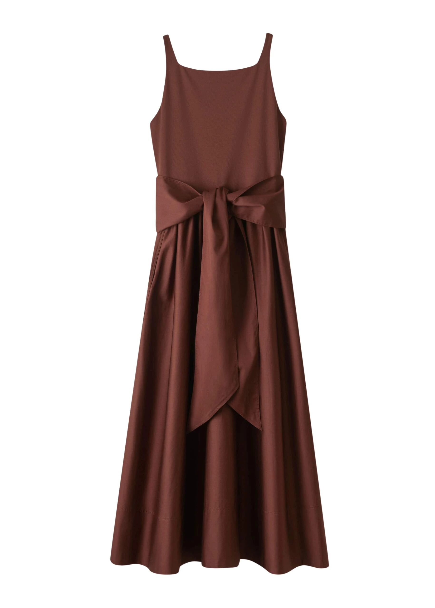 Me and Em Fit + Flare Maxi Dress
Jersey + Poplin Dress