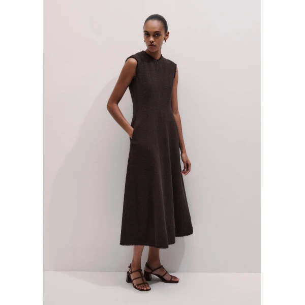 Textured Tweed – luxury British Brown in Me and Em exclusively at Luxury Shoes 