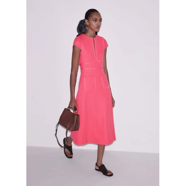 Textured Tweed – luxury British Pink in Me and Em exclusively at Luxury Shoes 