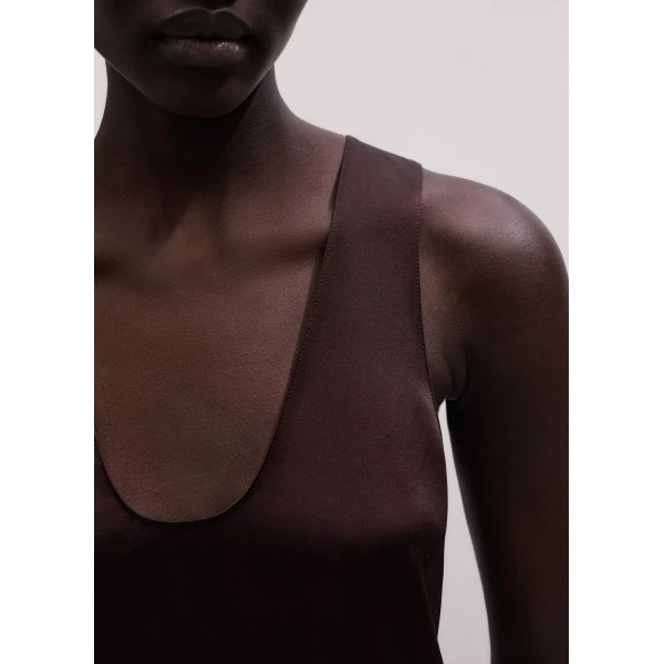 Silk Satin – luxury British Brown in Me and Em exclusively at Luxury Shoes 