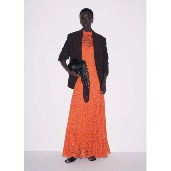 Two-Tone Lace – luxury British Orange in Me and Em exclusively at Luxury Shoes 