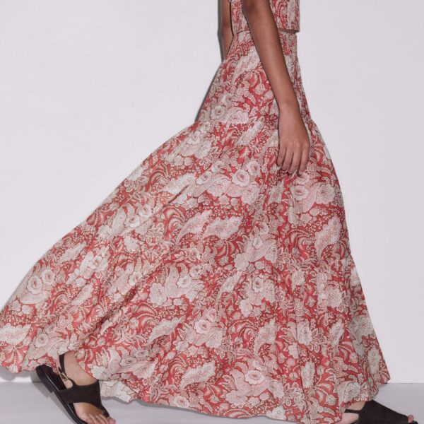 Me and Em Full-Length Skirt
Silk + Cotton Skirt, view 5
