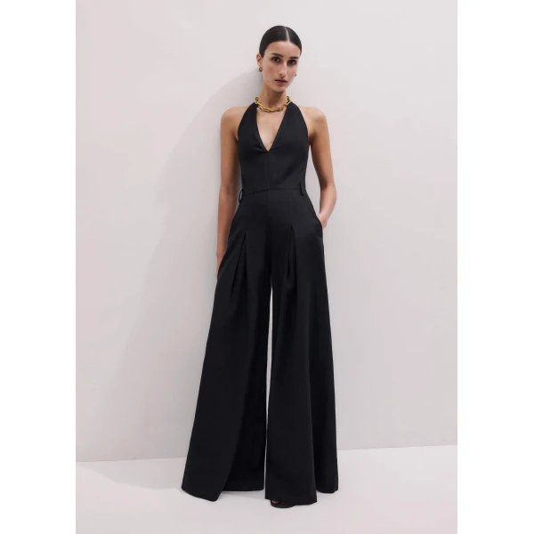 Me and Em Halterneck Wide Jumpsuit