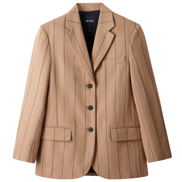 Me and Em Icon Oversized Blazer
Fluid Linen Blend Jacket