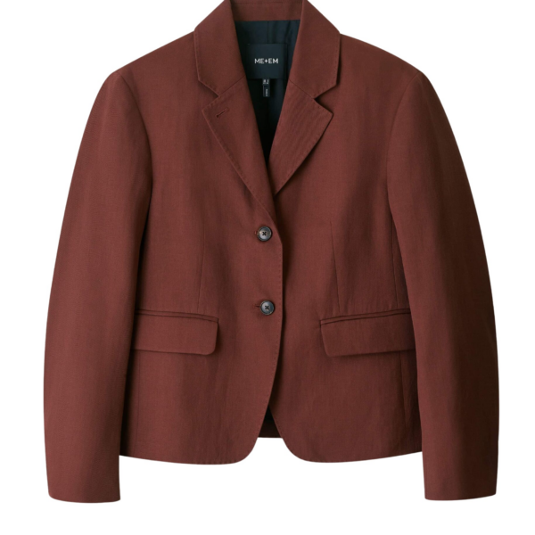 Me and Em Icon Oversized Short Blazer
Italian Linen Blend