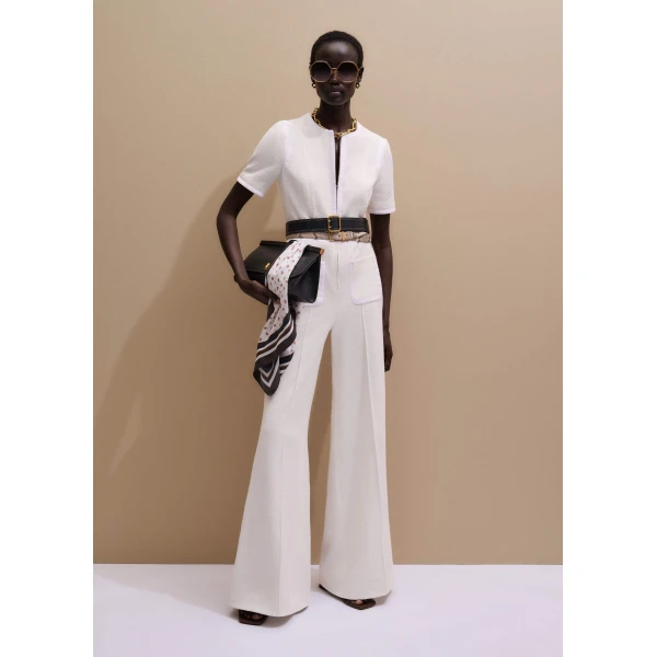 Textured Tweed – luxury British White in Me and Em exclusively at Luxury Shoes 