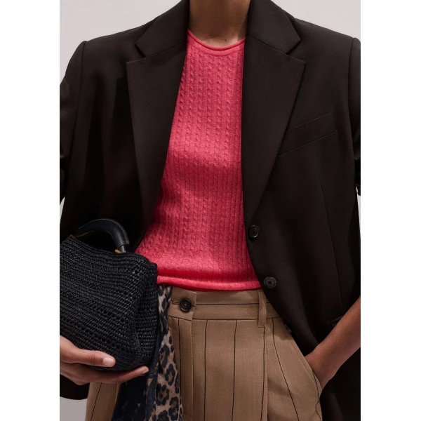 Alpaca + Merino – luxury British Pink in Me and Em exclusively at Luxury Shoes 