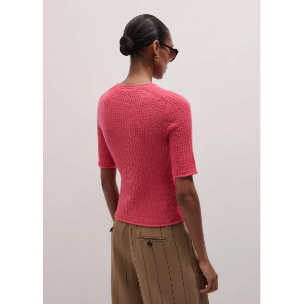 Me + Em Lofty Cable Slim Tee