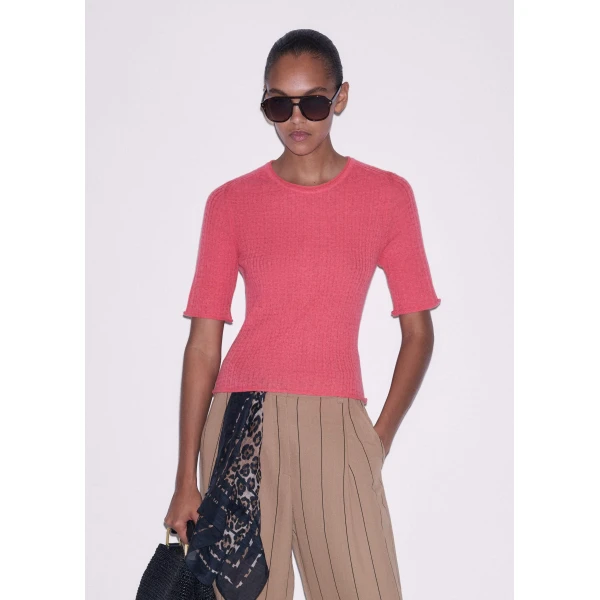Alpaca + Merino – luxury British Pink in Me and Em exclusively at Luxury Shoes 