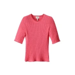 Me and Em Lofty Cable Slim Tee
Alpaca + Merino Top